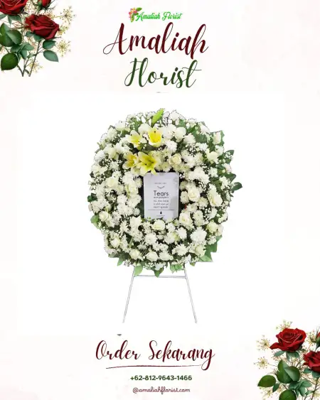 Krans Bunga Duka Nyuh Tebel